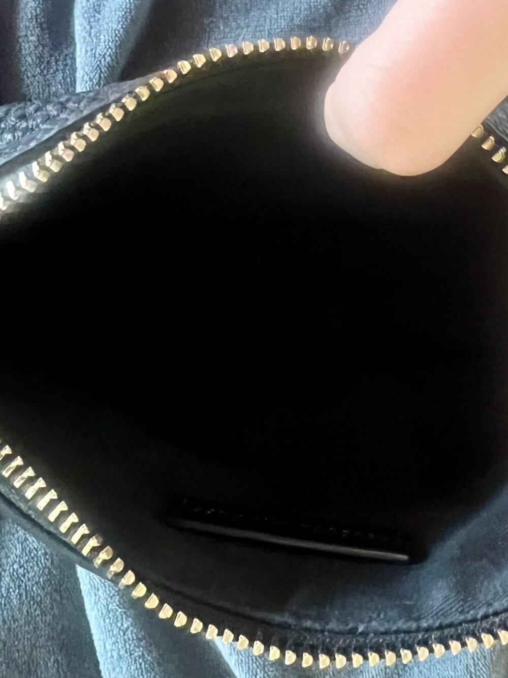 Rebecca Minkoff Crossbody Bag, Black with gold studding - Picture 3 of 11